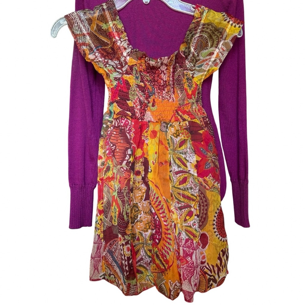 NWT Raj Little Girls NWT Multicolored Bohemian Dress 4-5t